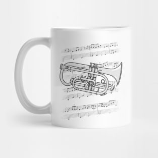 Cornet Player Cornetist Brass Musician Mug